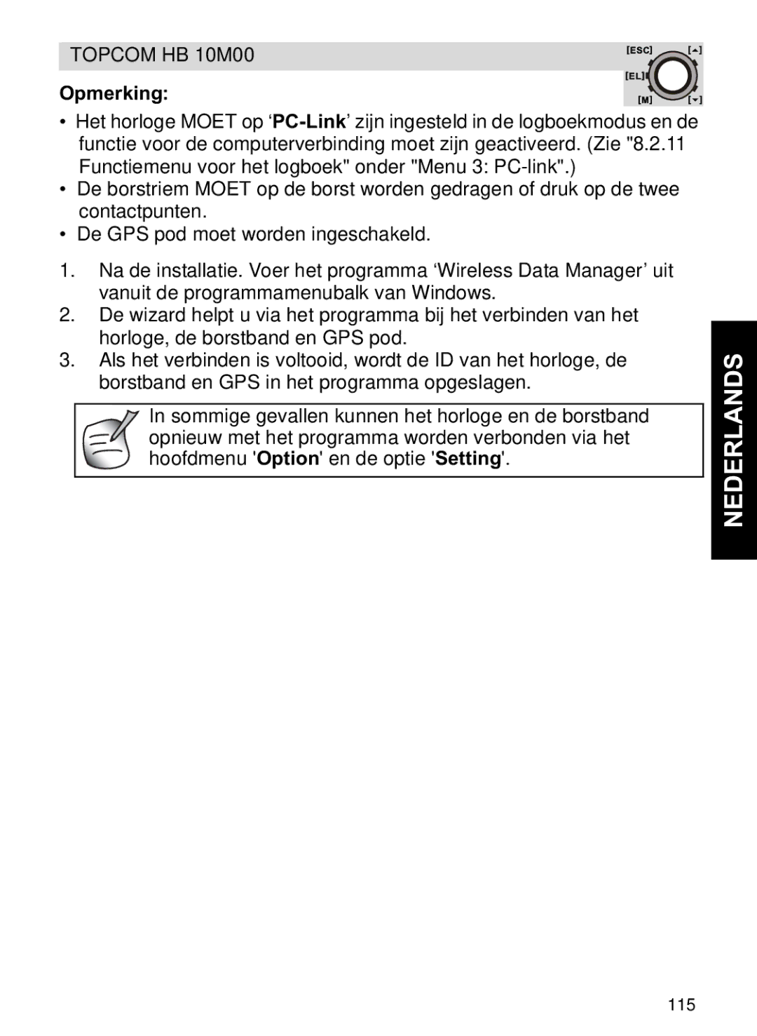 Topcom HB 10M00 manual 115 