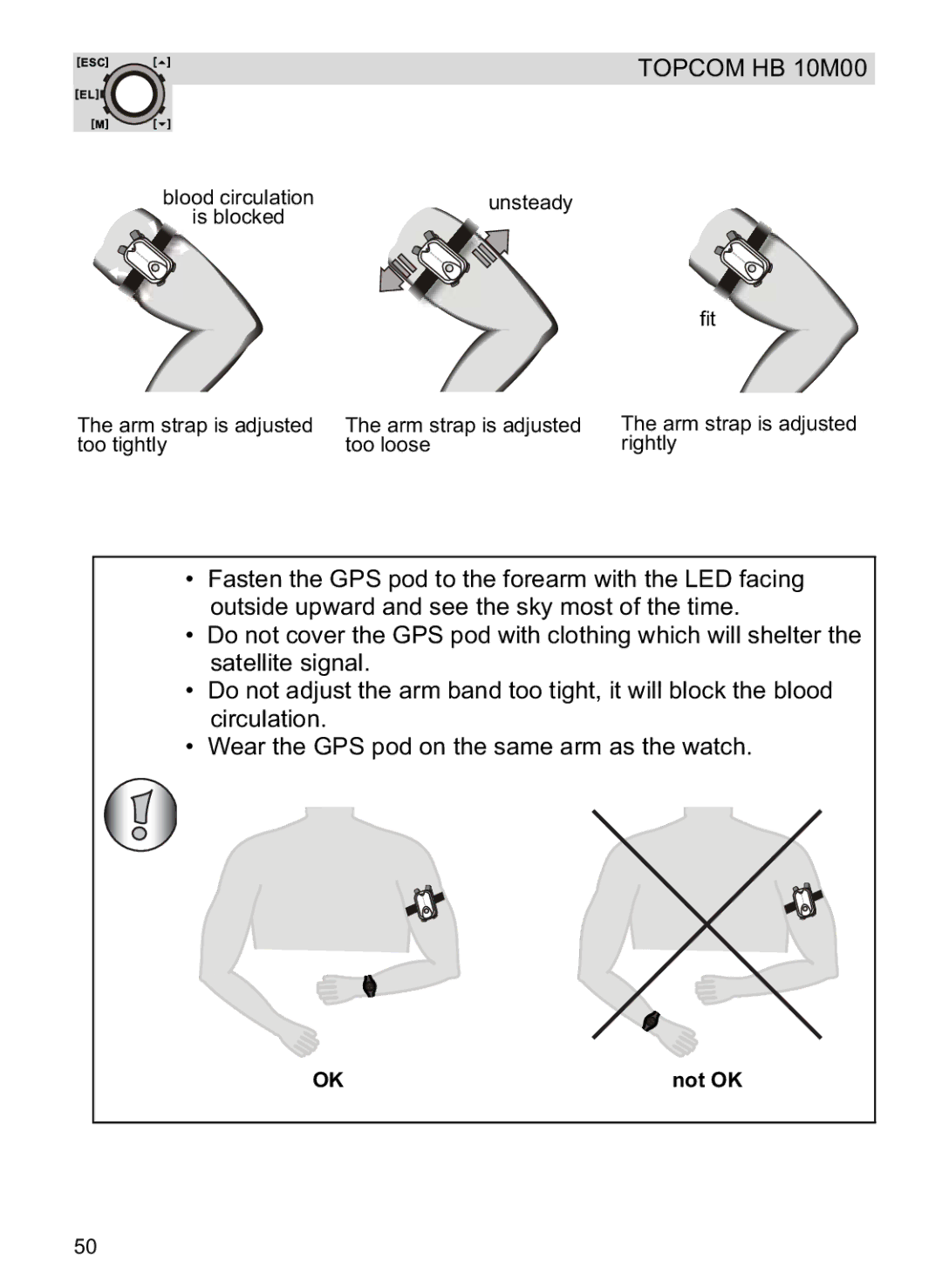 Topcom HB 10M00 manual Not OK 