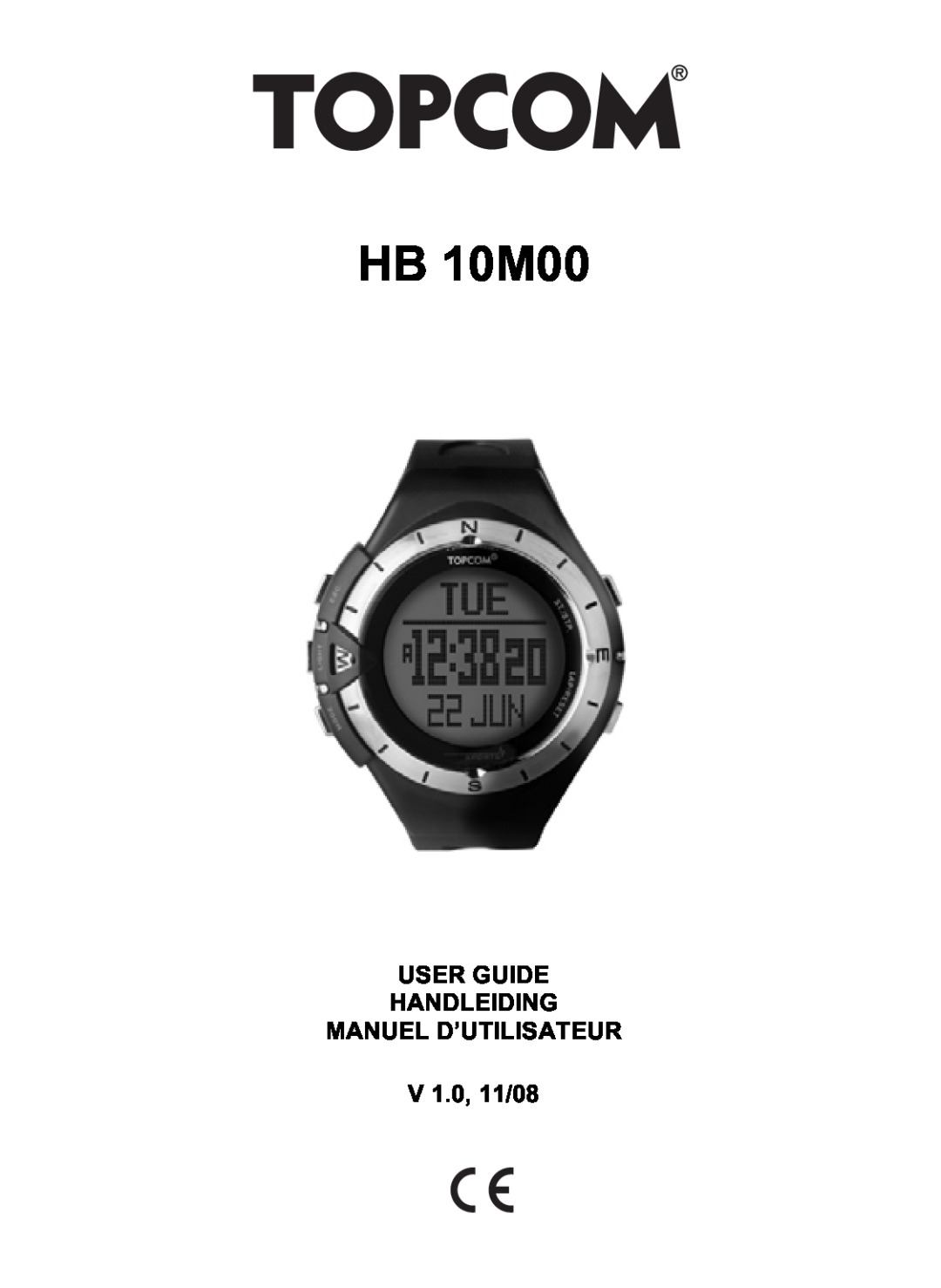 Topcom HB 10M00 manual User Guide Handleiding Manuel D’Utilisateur, V 1.0, 11/08 