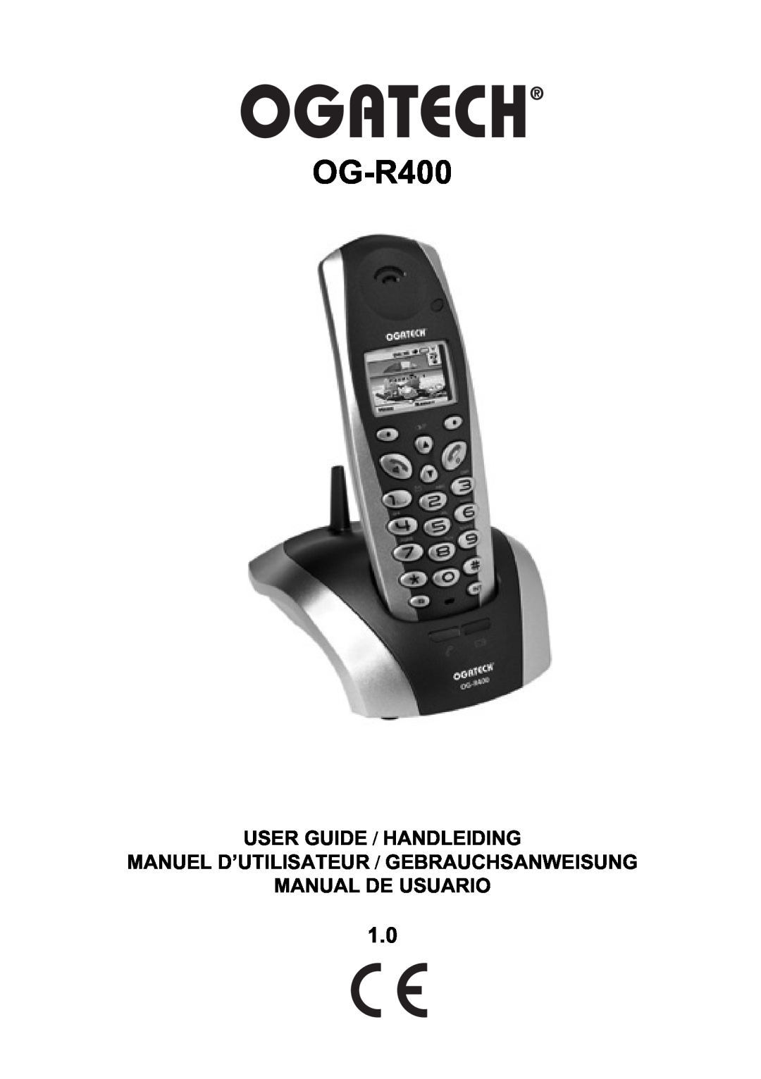 Topcom OG-R400 manual User Guide / Handleiding Manuel D’Utilisateur / Gebrauchsanweisung, Manual De Usuario 