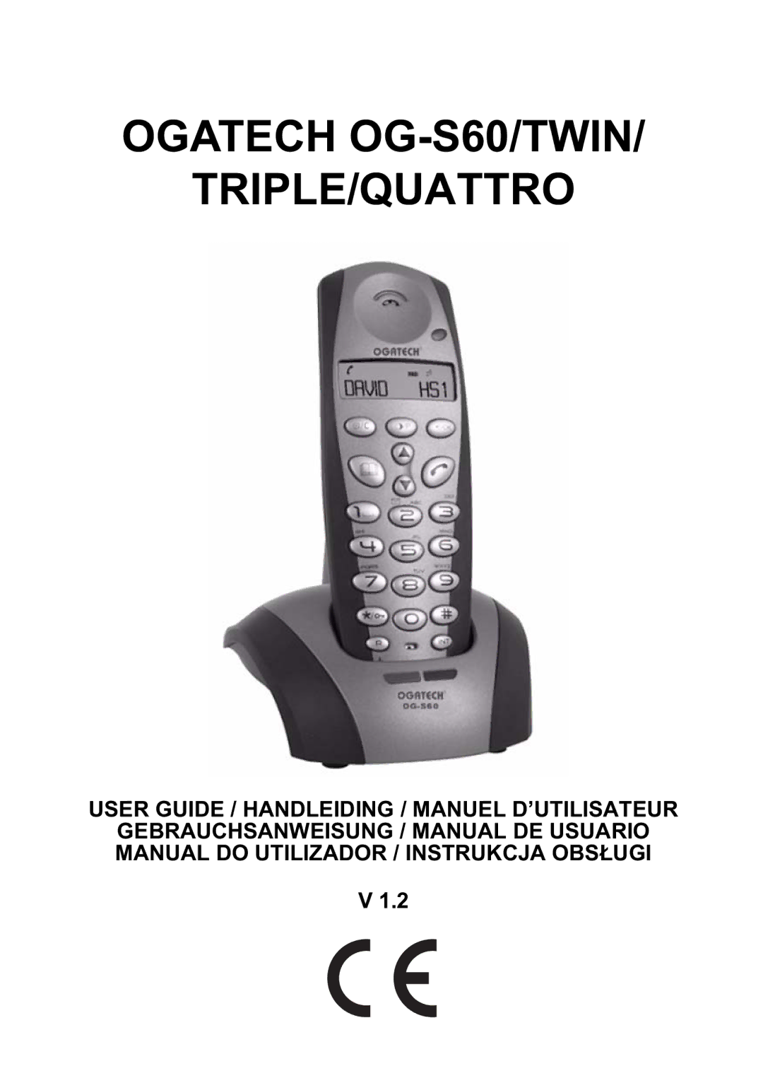 Topcom OGATECH OG-S60 manual do utilizador Ogatech OG-S60/TWIN TRIPLE/QUATTRO 