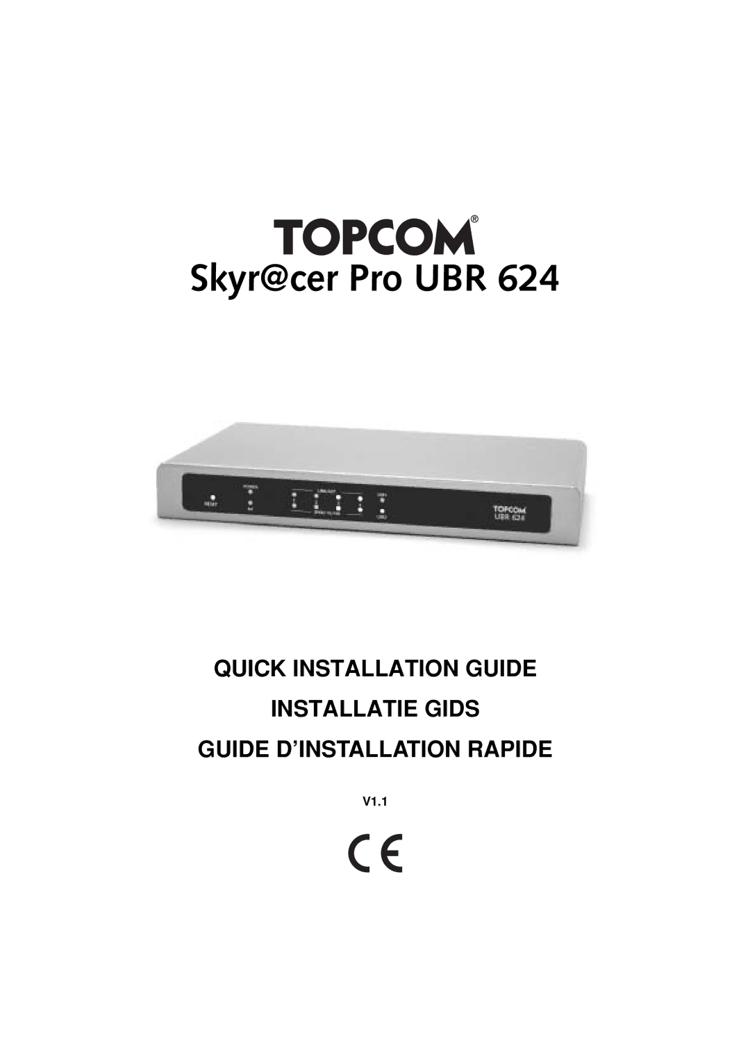 Topcom UBR 624 manual Skyr@cer Pro UBR 