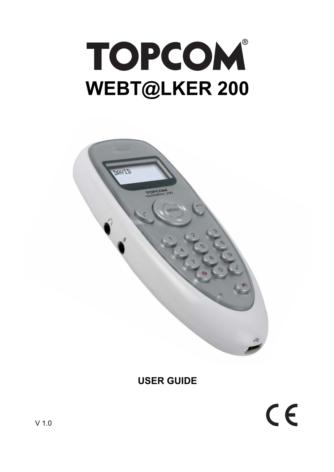 Topcom V 1.0 manual Webt@Lker 