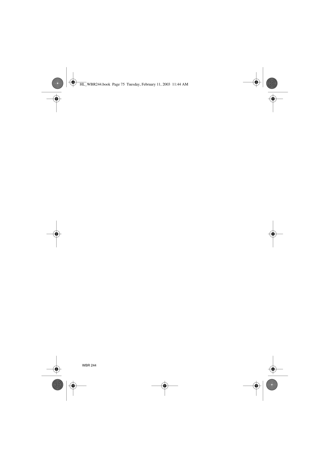 Topcom WBR 244 manual HLWBR244.book Page 75 Tuesday, February 11, 2003 1144 AM 