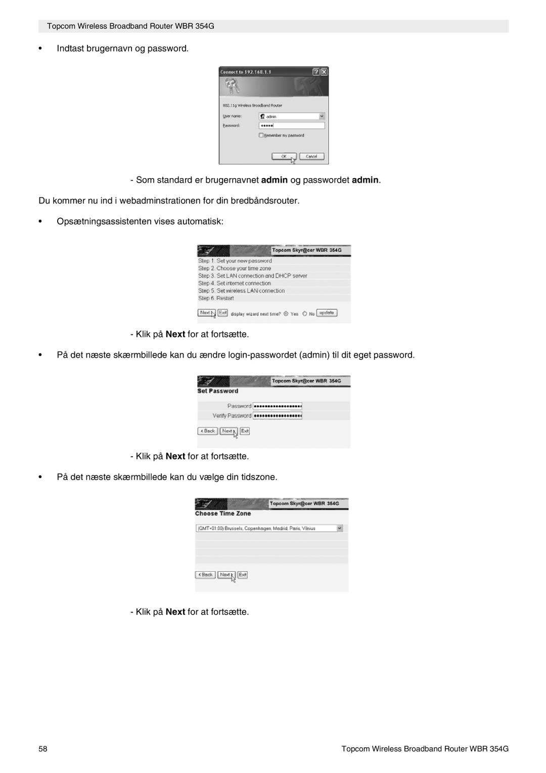 Topcom manual do utilizador Topcom Wireless Broadband Router WBR 354G 