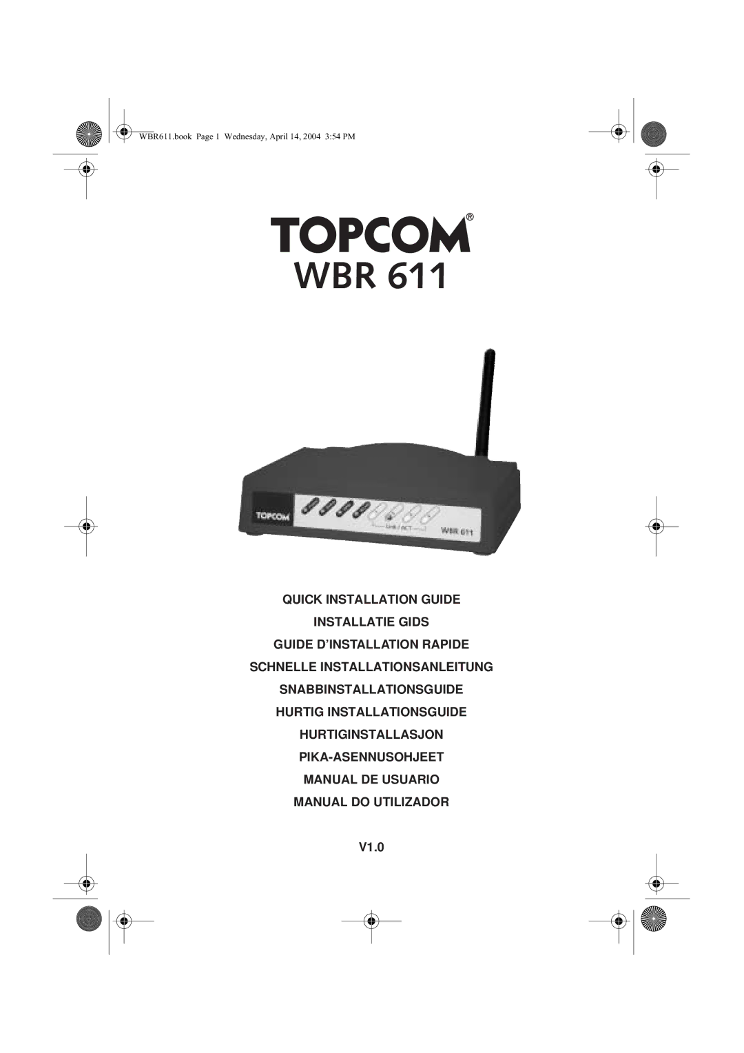 Topcom WBR 611 manual do utilizador Wbr 