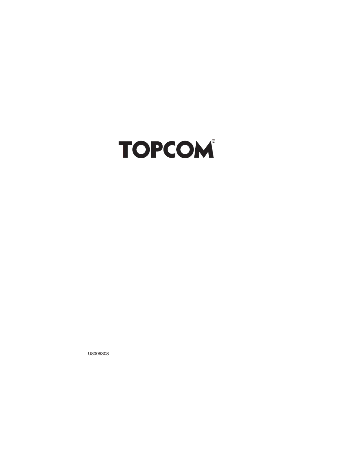 Topcom WBR 7011 B manual U8006308 