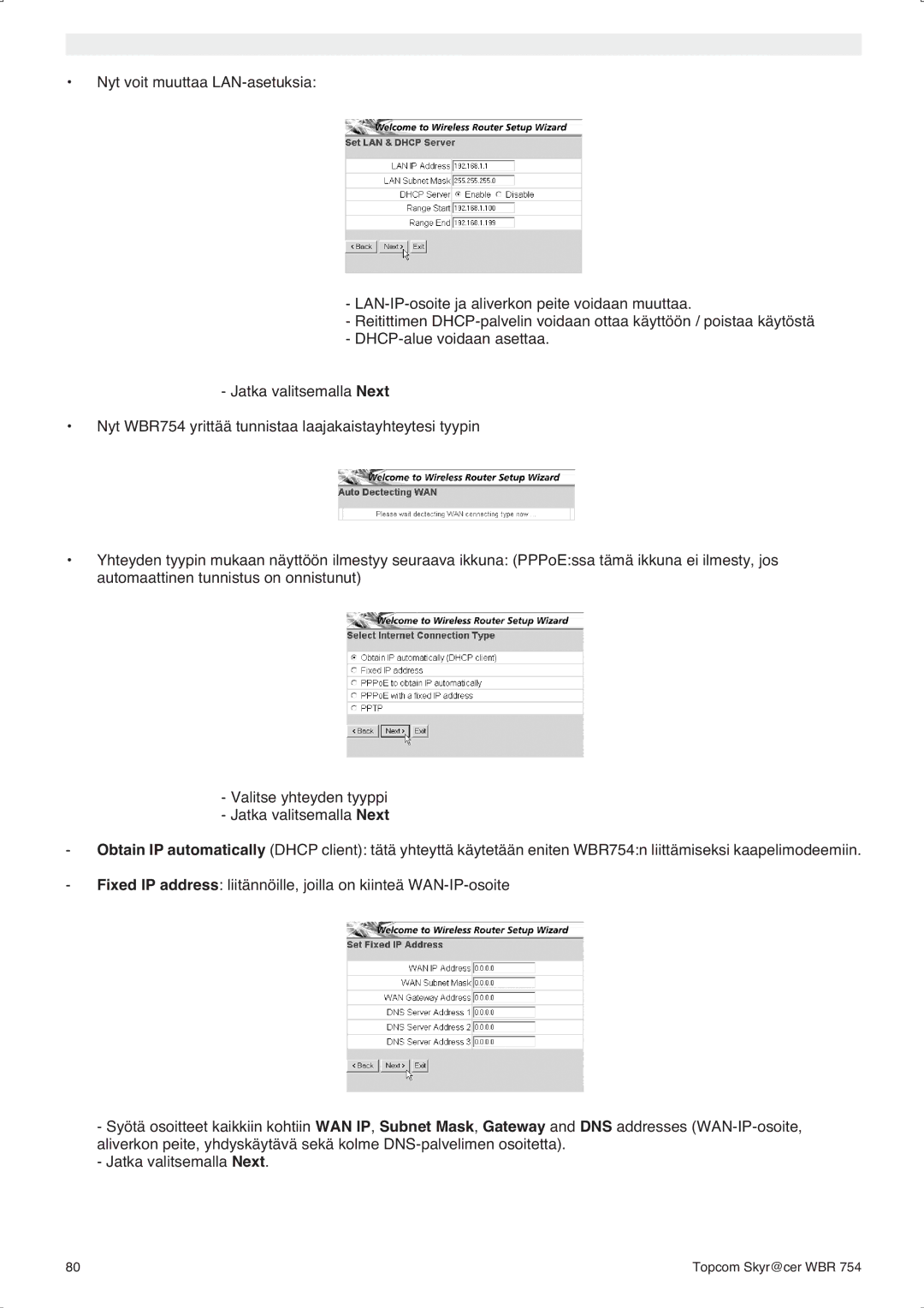 Topcom WBR 754SG manual do utilizador Topcom Skyr@cer WBR 