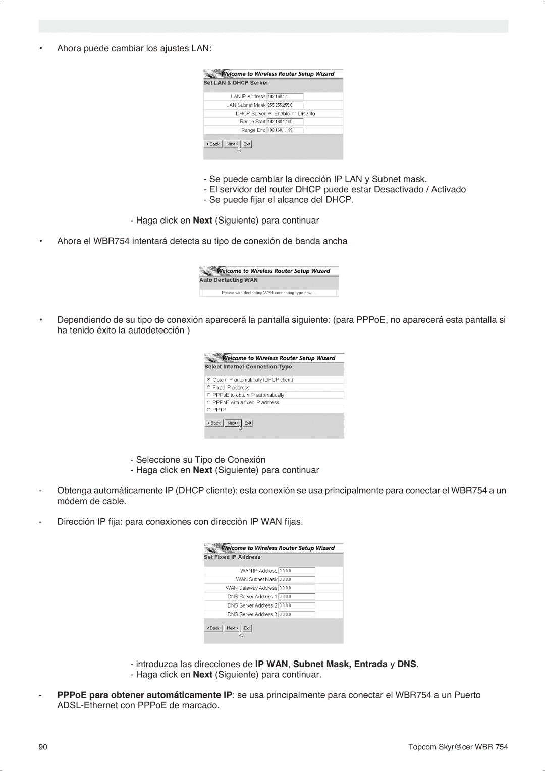 Topcom WBR 754SG manual do utilizador Topcom Skyr@cer WBR 