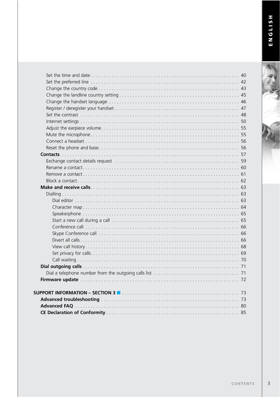 Topcom WEBTALKER 6000 manual Dear customer 