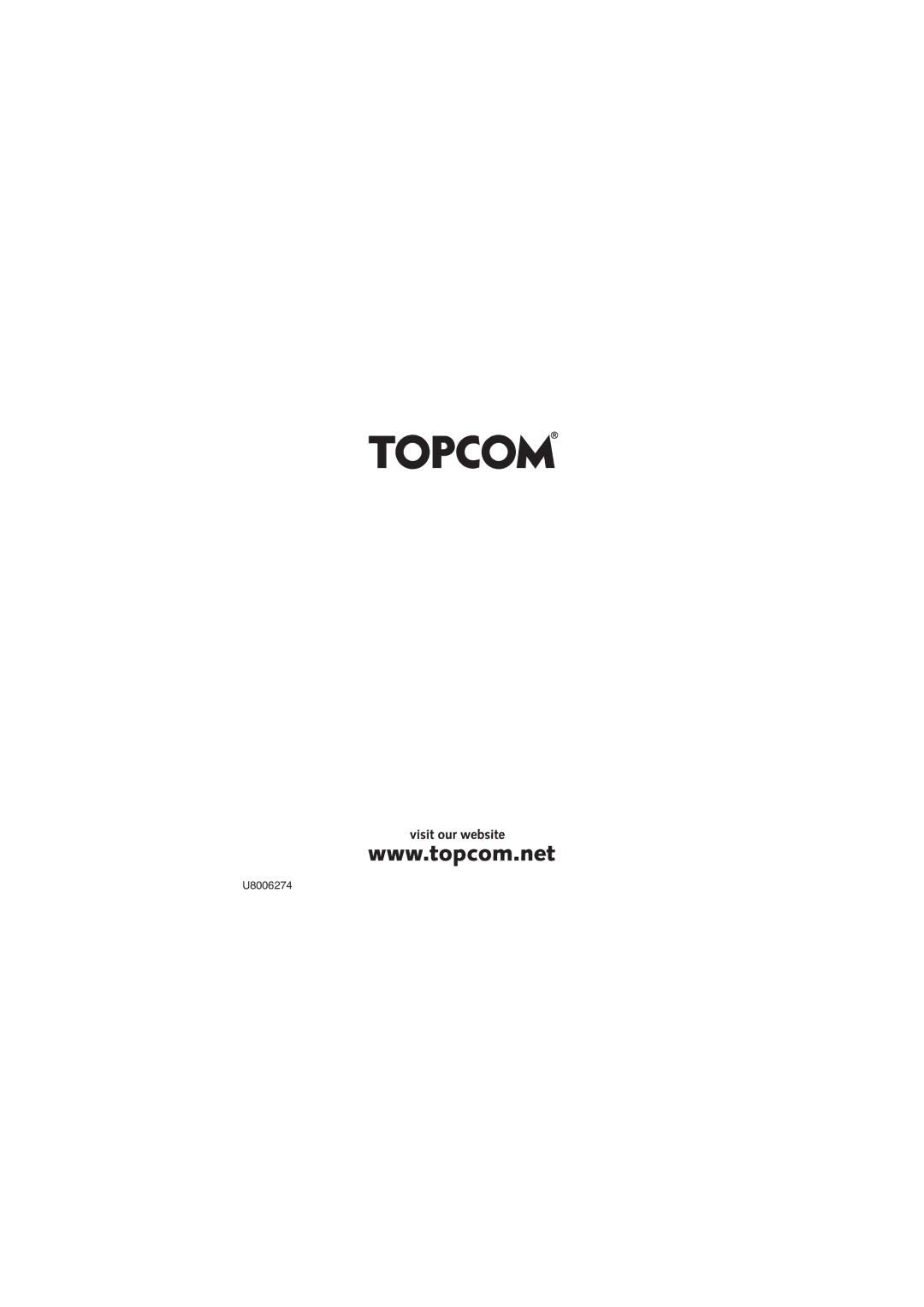 Topcom Wireless USB Stick manual U8006274 