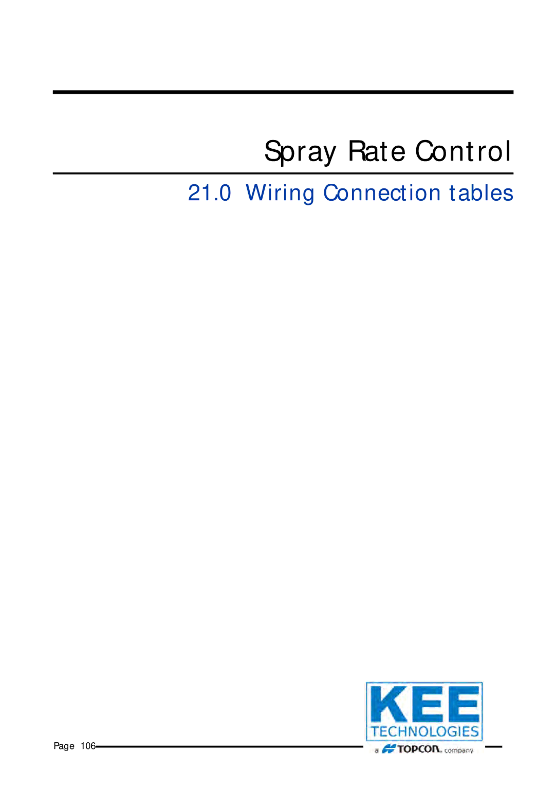 Topcom X20 manual Wiring Connection tables 