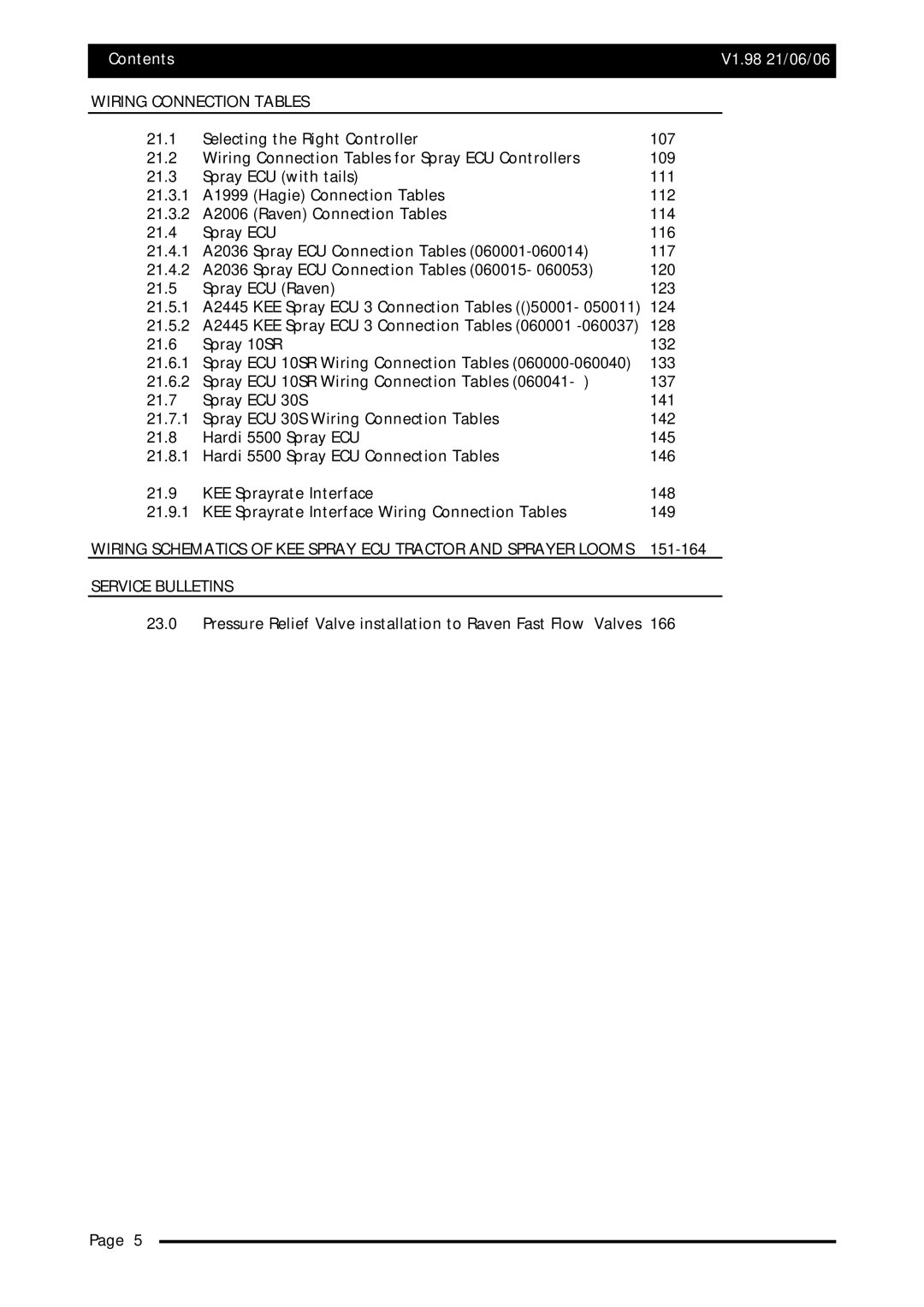 Topcom X20 manual Wiring Connection Tables 