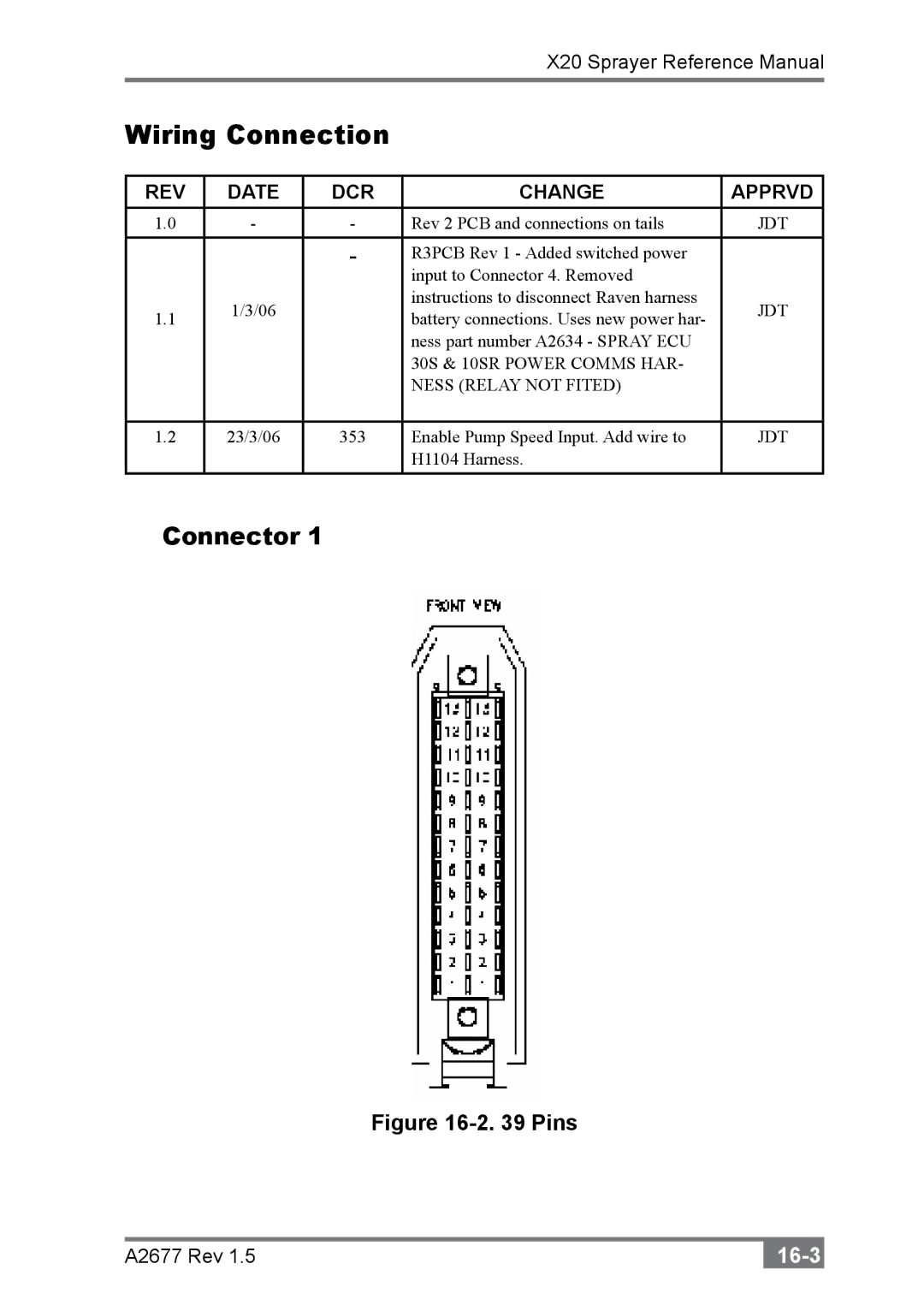 Topcon A2677 manual 16-3 