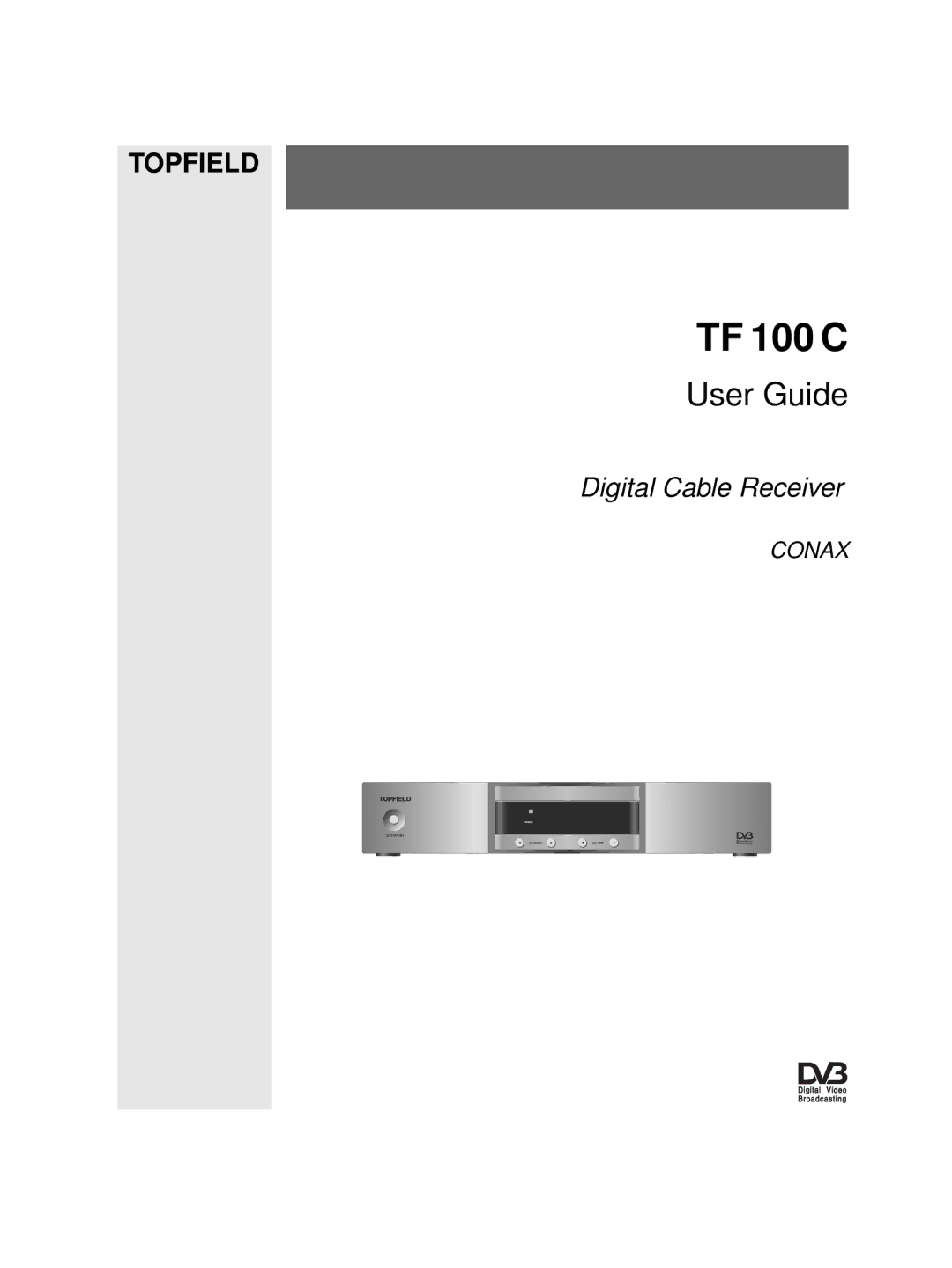 Topfield TF 100 C manual 