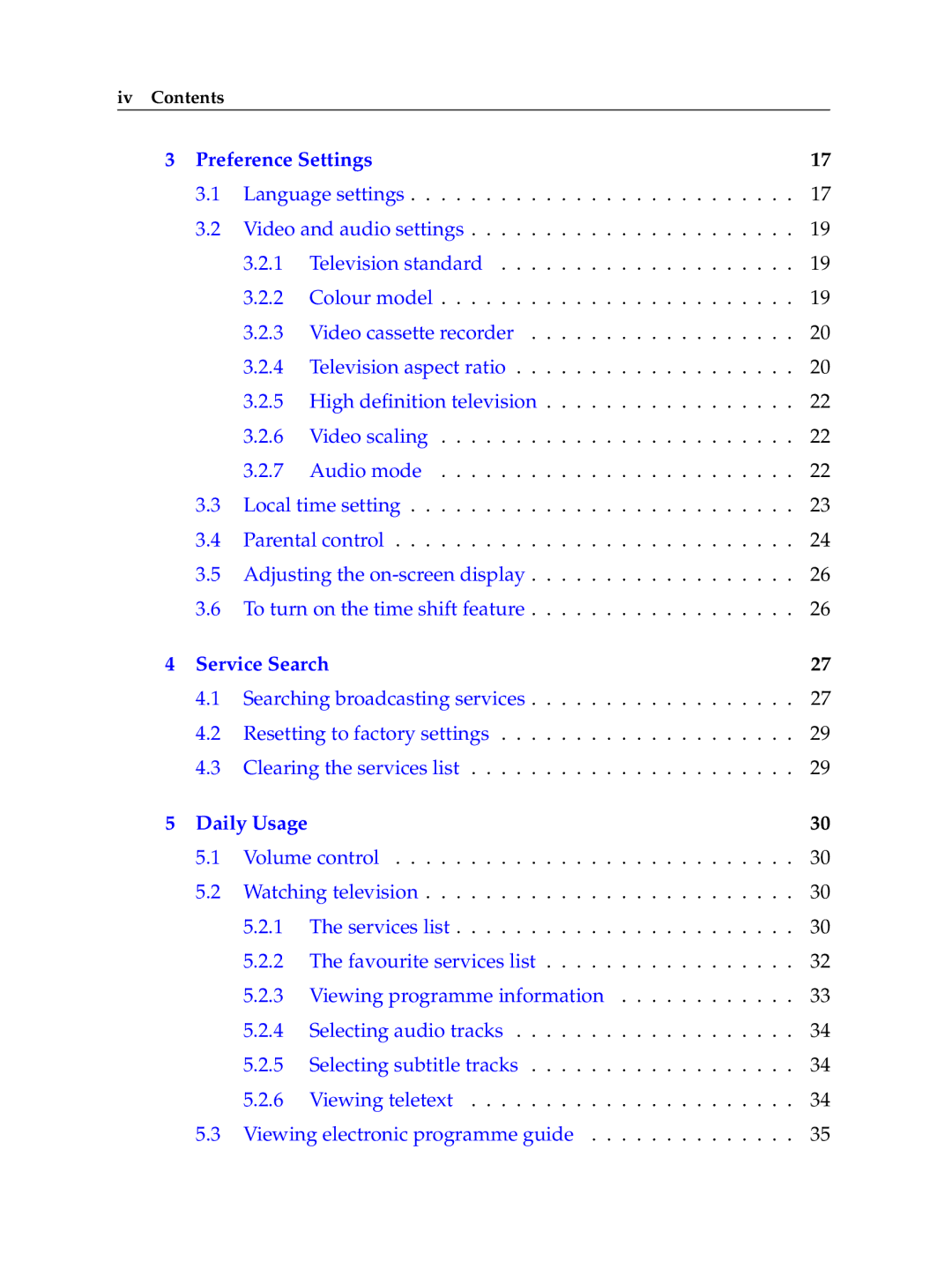 Topfield TF 500 PVRC manual Service Search 