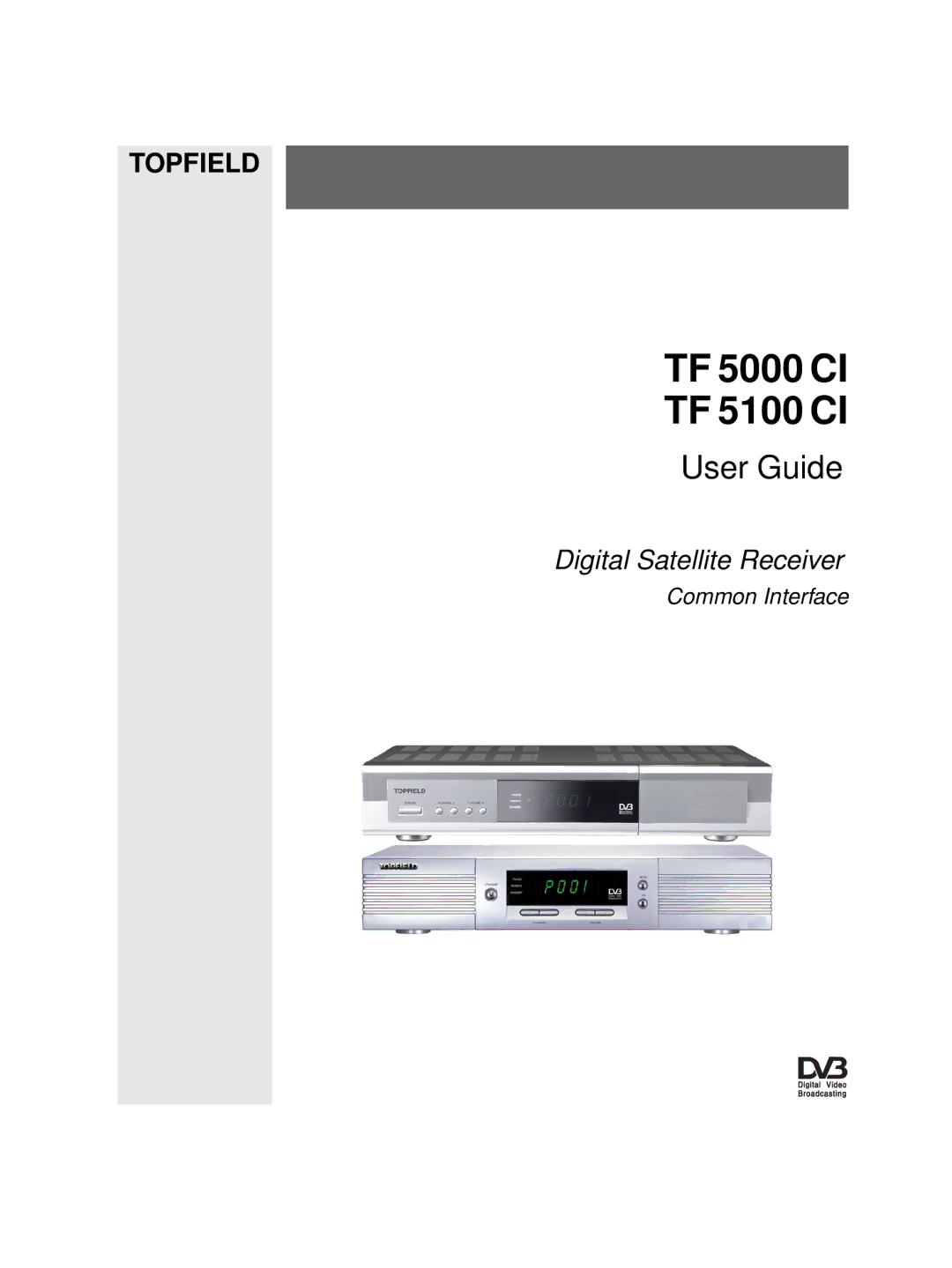 Topfield manual TF 5000 CI TF 5100 CI 