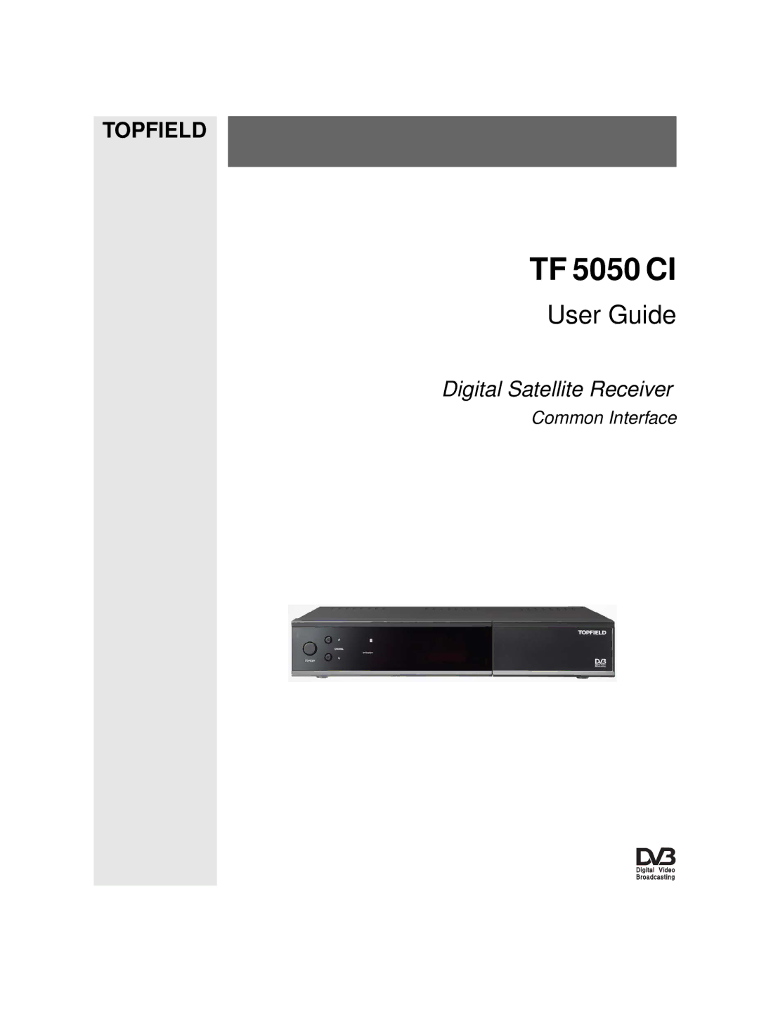 Topfield TF 5050 CI manual 