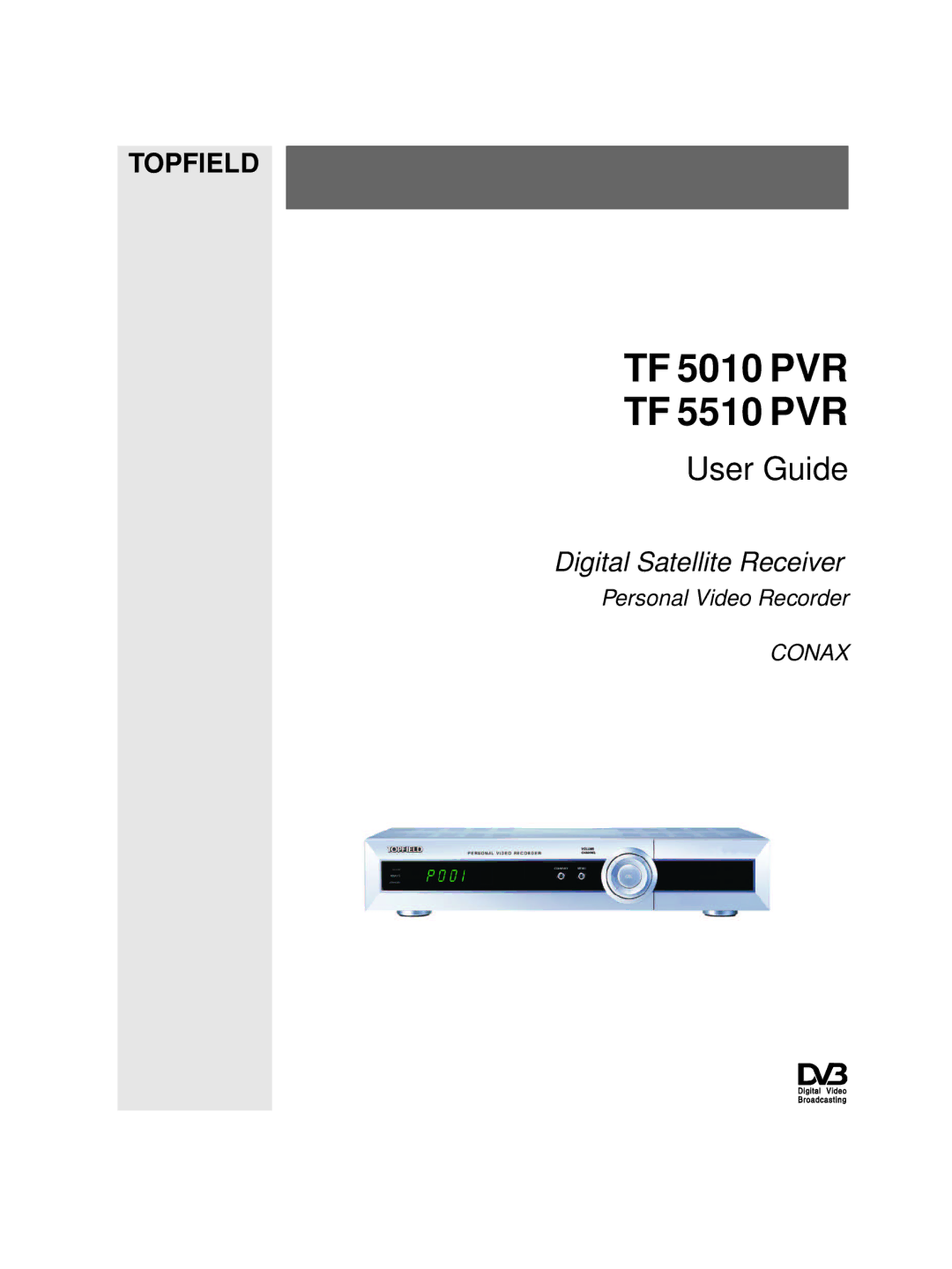 Topfield manual TF 5010 PVR TF 5510 PVR 