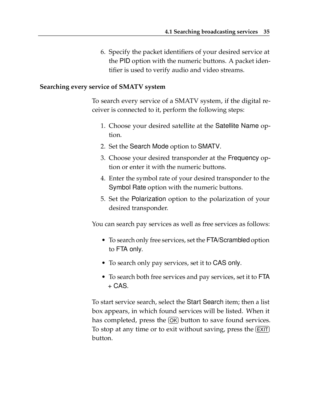 Topfield TF 5010 PVR, TF 5510 PVR manual Ok  