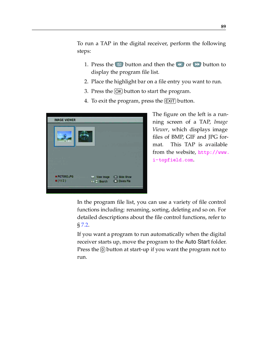 Topfield TF 5010 PVR, TF 5510 PVR manual 