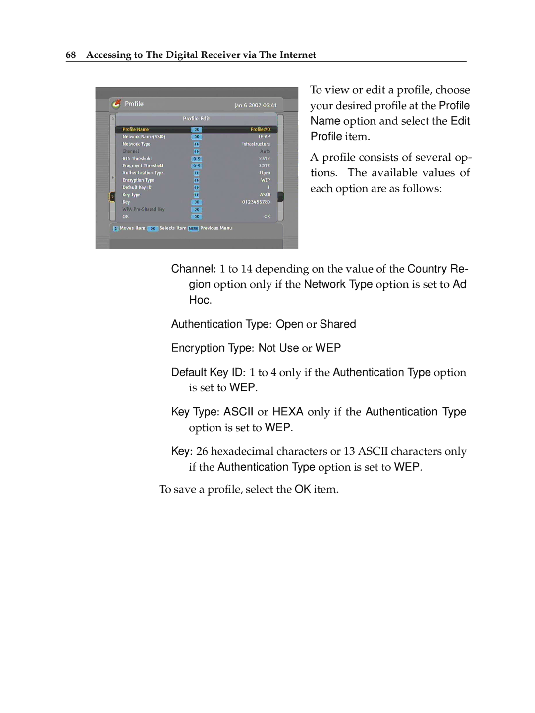 Topfield TF 600 PVRc manual Accessing to The Digital Receiver via The Internet 