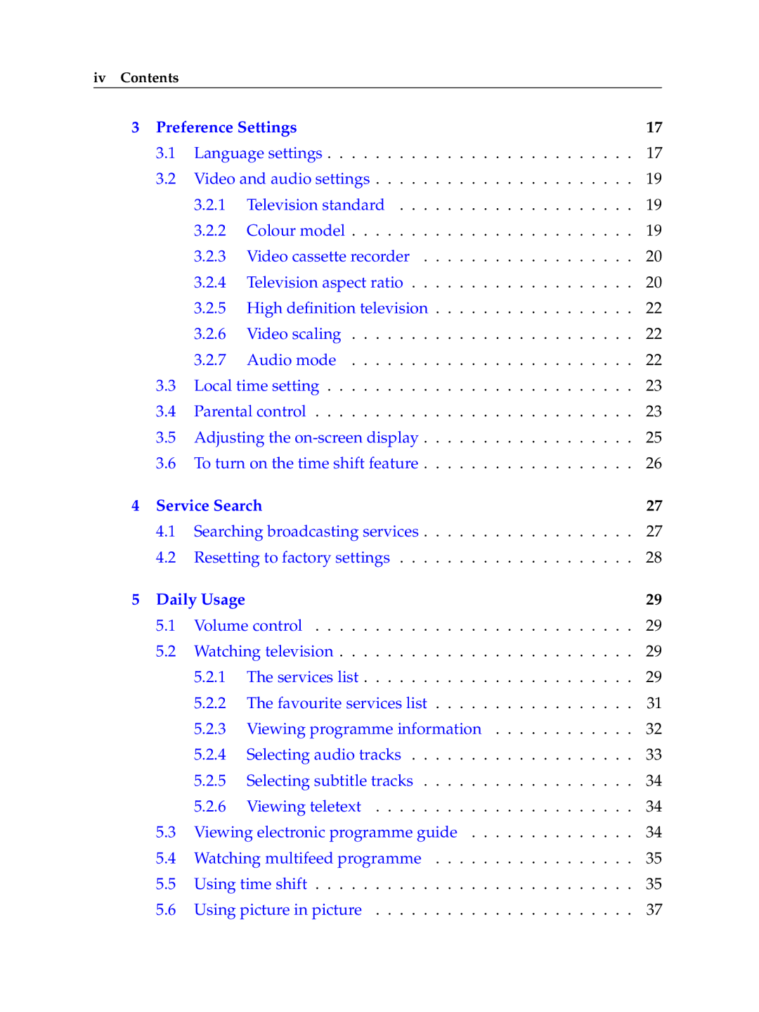 Topfield TF 600 PVRt manual Service Search 