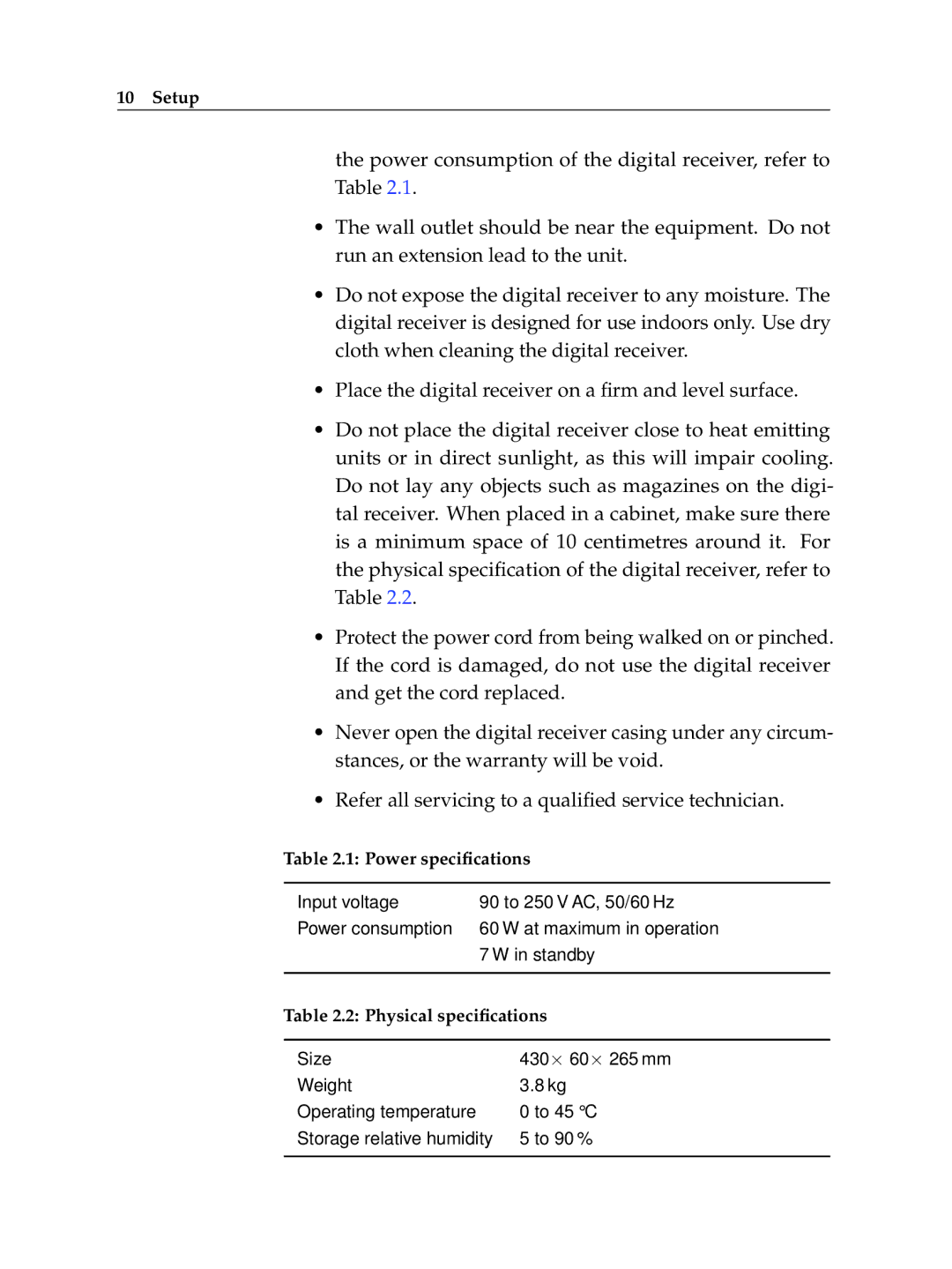 Topfield TF 7710 HD PVR, TF 7700 HD PVR, High Definition Digital Satellite Receiver Personal Video Recorder manual Setup 