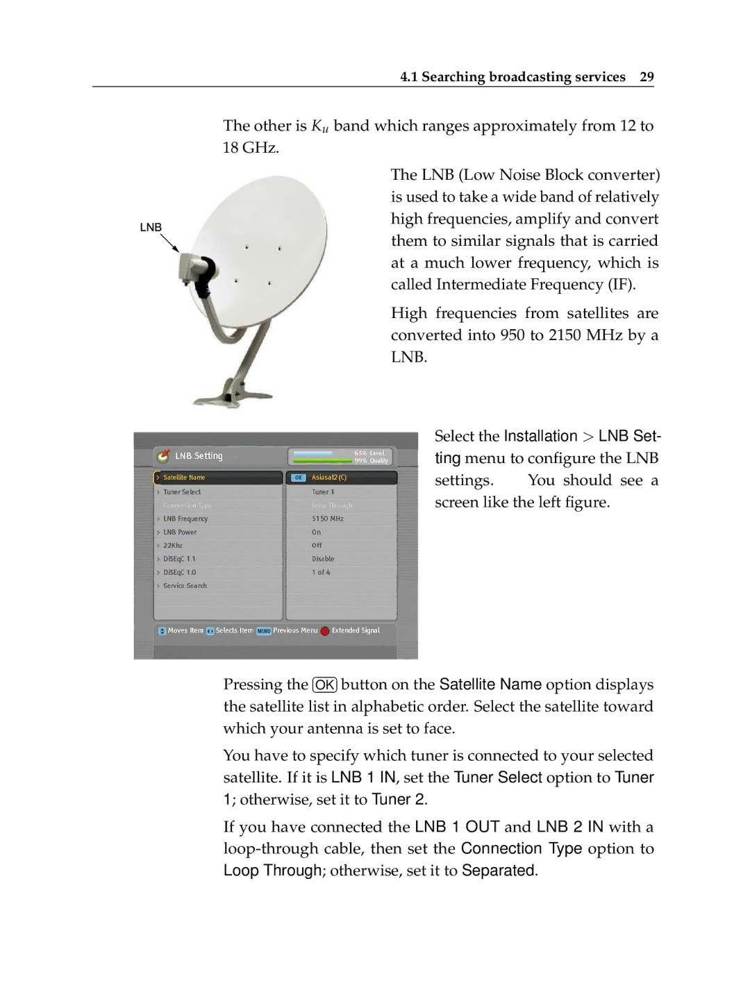 Topfield TF 7710 HD PVR, TF 7700 HD PVR manual Searching broadcasting services 