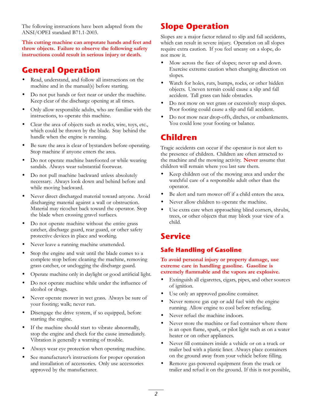 Toro 20016 owner manual General Operation 