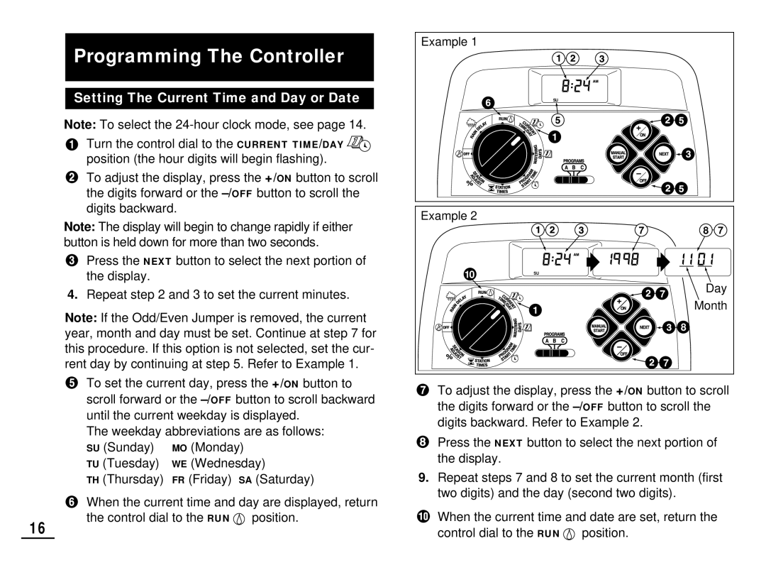 Toro 212 manual Programming The Controller 