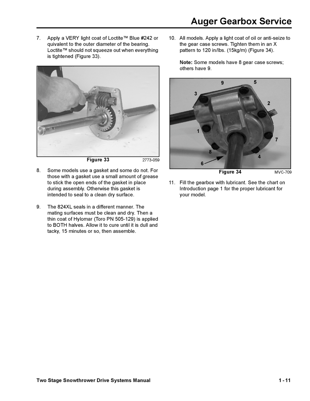 Toro 38065, 38080 manual 2773-059 