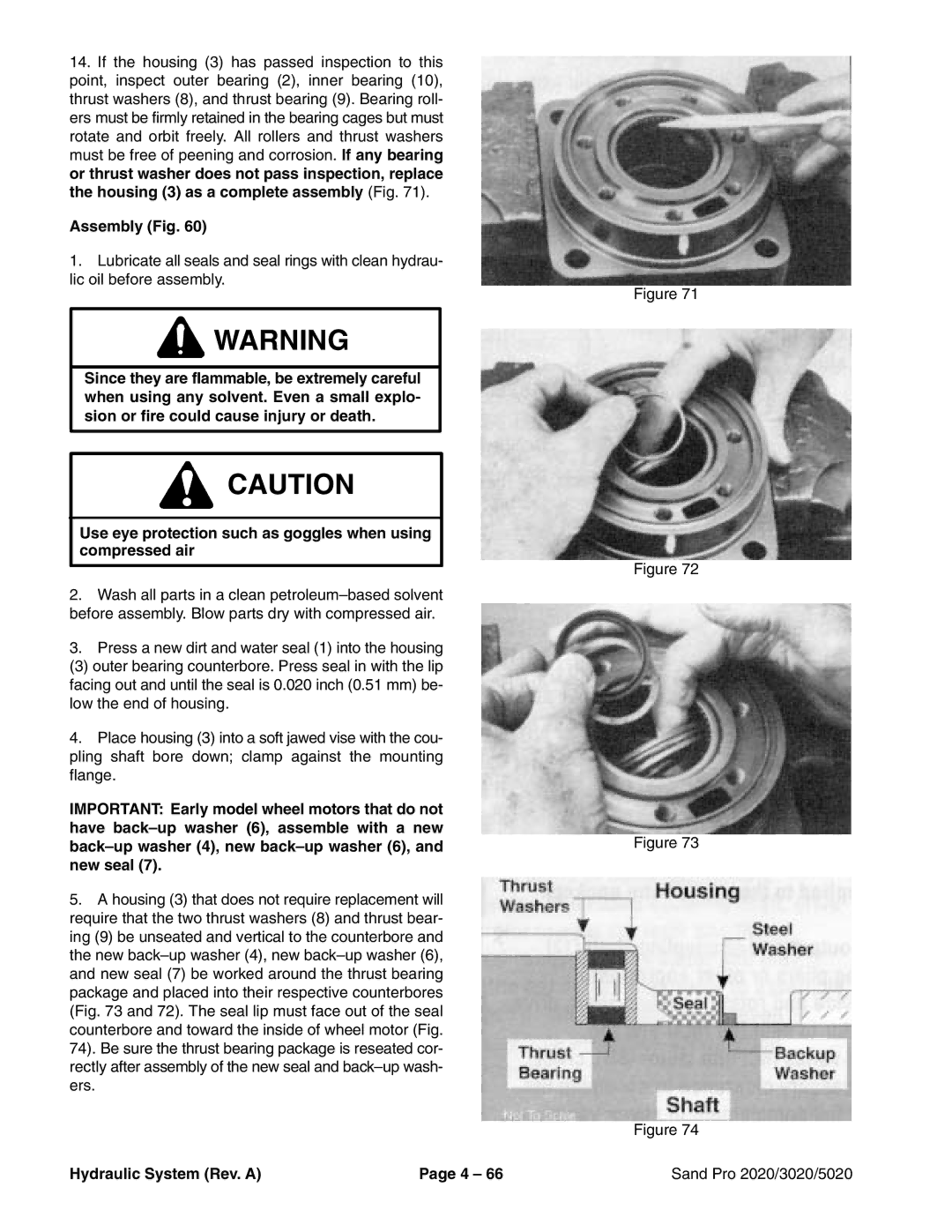 Toro 3020, 5020, 2020 service manual Assembly Fig 