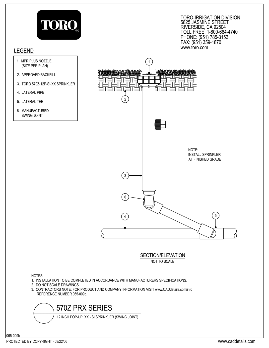 Toro 570Z PRX manual 