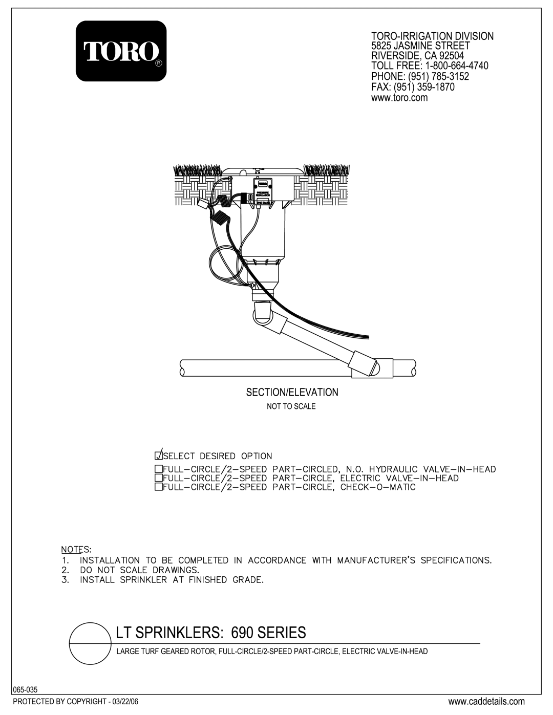 Toro 690 manual 