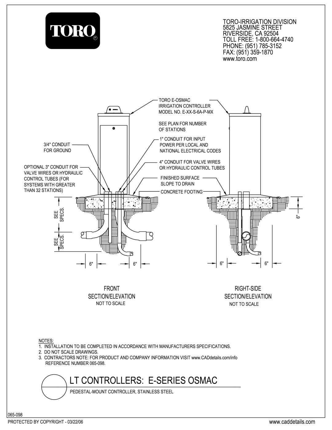 Toro E-SERIES manual 