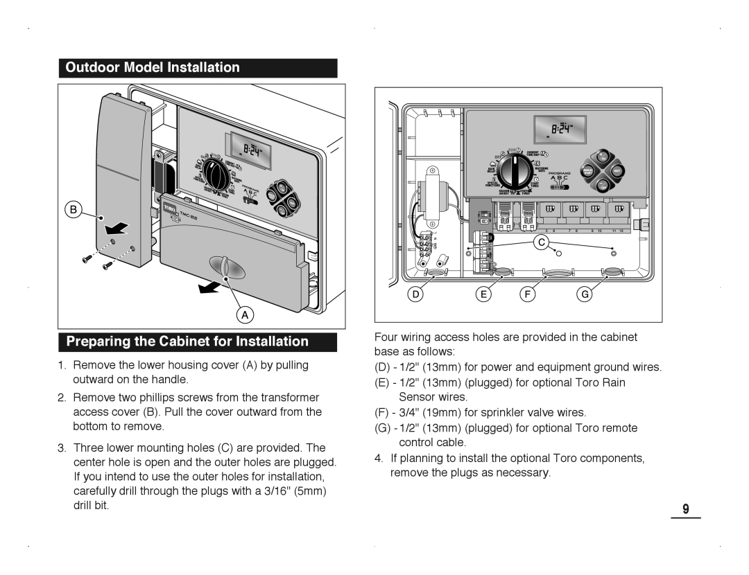 Toro TMC-212 manual 