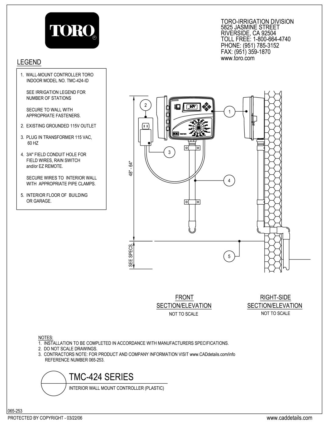 Toro TMC-424 manual 