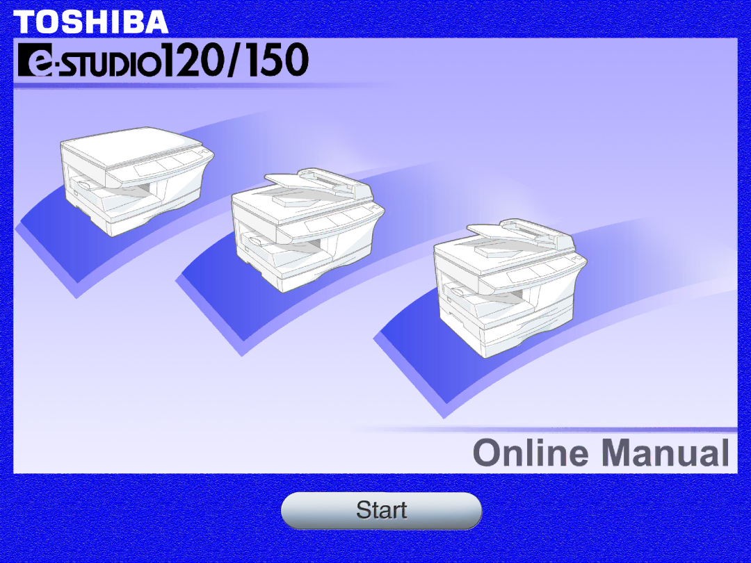 Toshiba 120 manual 