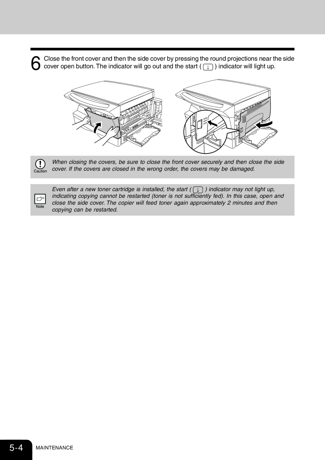 Toshiba 120/150 manual 4MAINTENANCE 