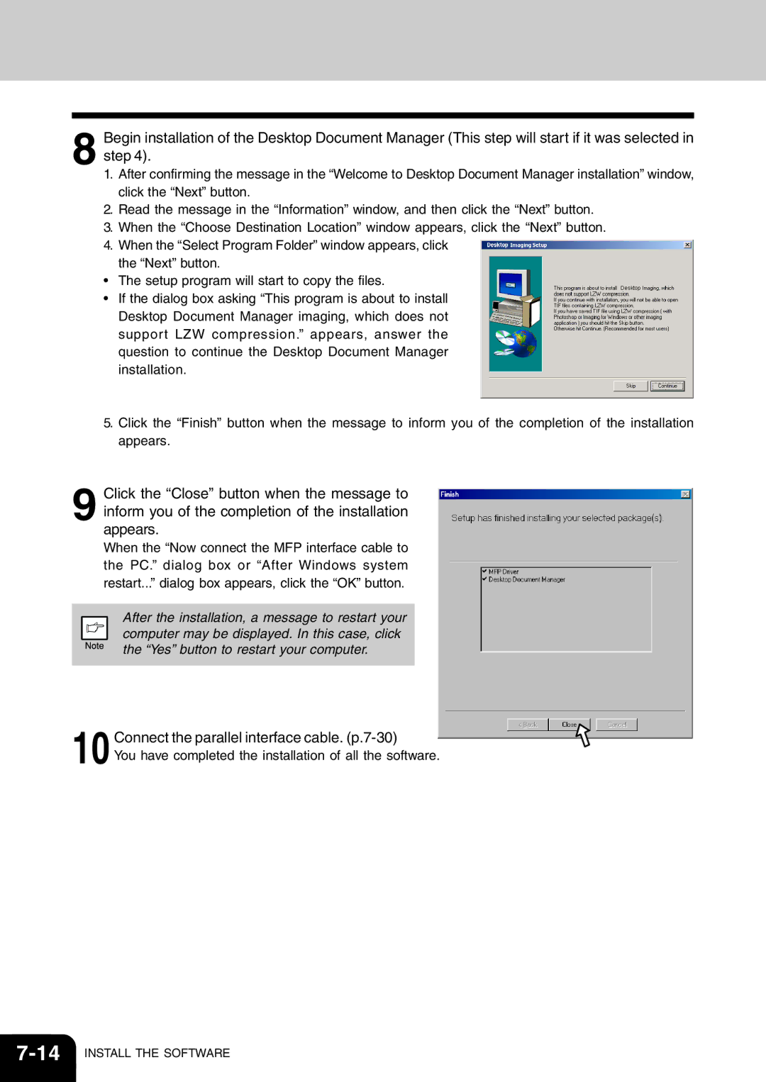 Toshiba 120/150 manual 