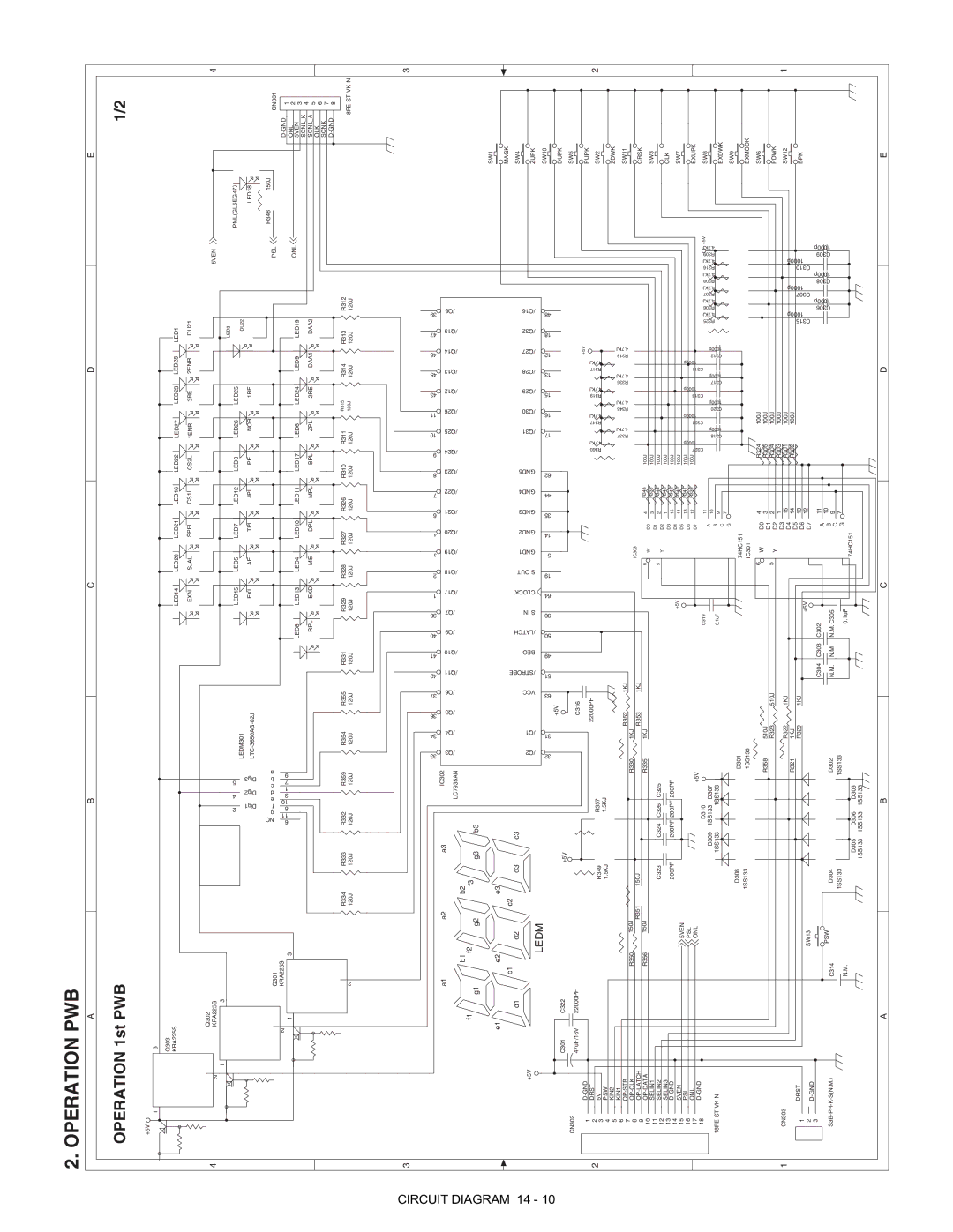 Toshiba e-STUDIO120, 150, [DP-1210, 1510] manual Operationpwb 