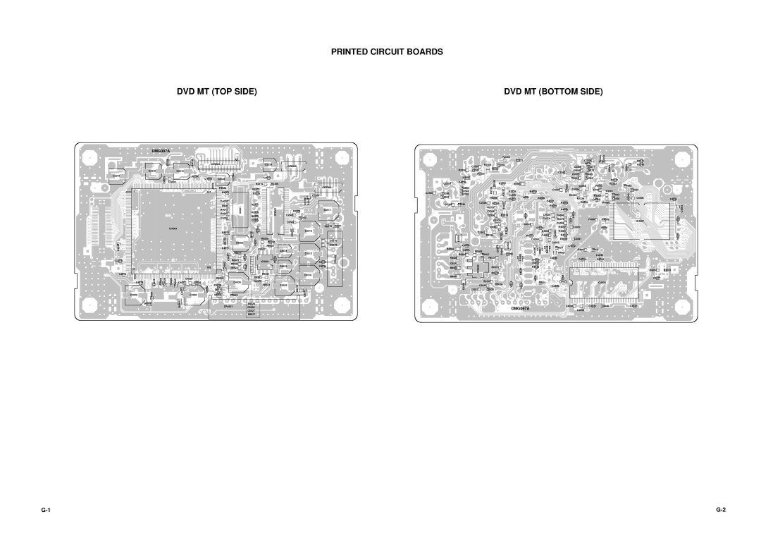 Toshiba 15LV505 service manual Printed Circuit Boards DVD MT TOP Side 