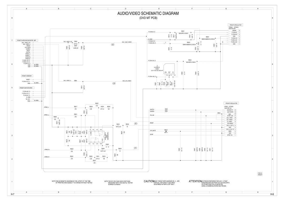 Toshiba 15LV505 service manual AUDIO/VIDEO Schematic Diagram 