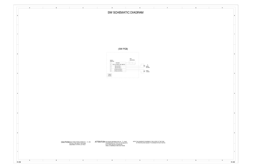 Toshiba 15LV505 service manual SW Schematic Diagram 