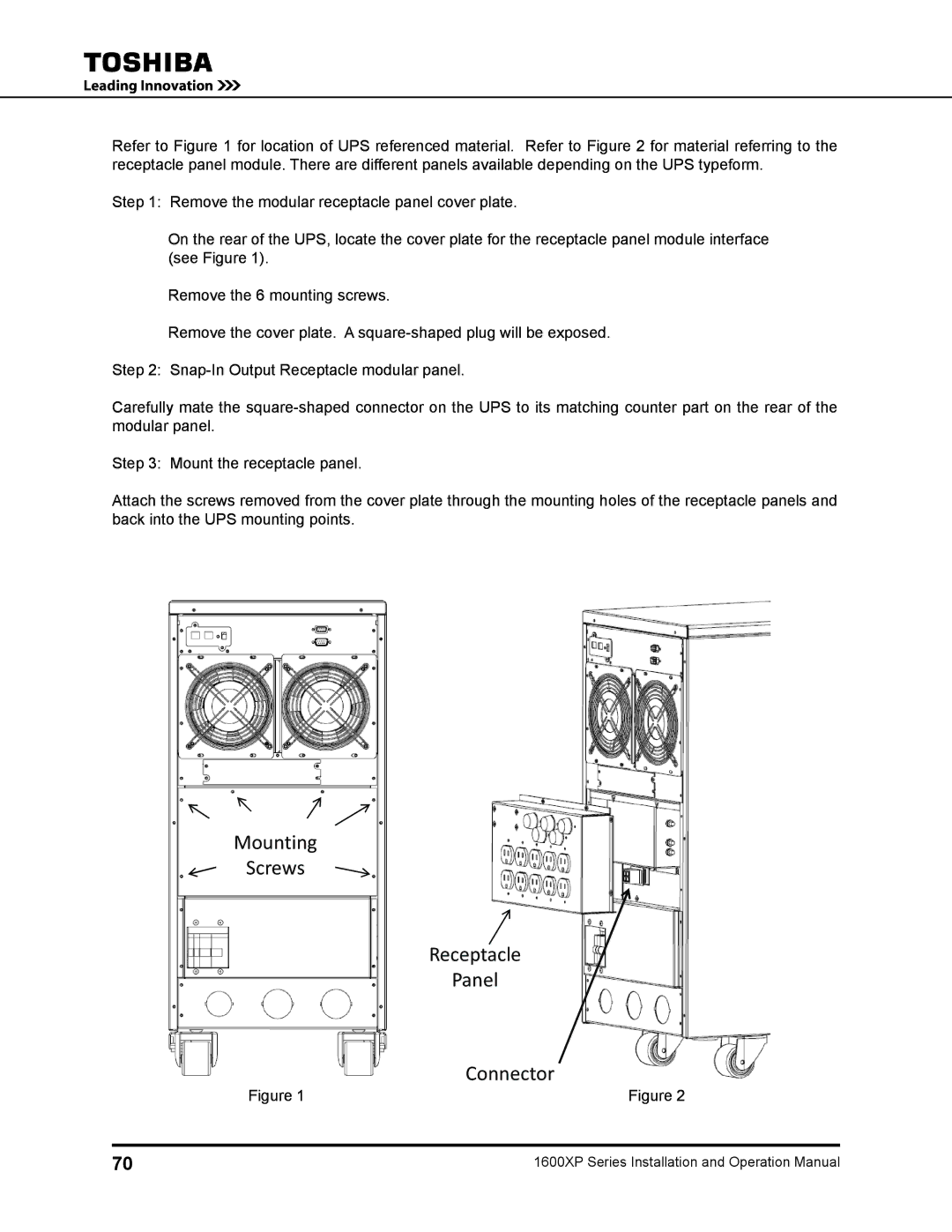 Toshiba 1600XP manual      