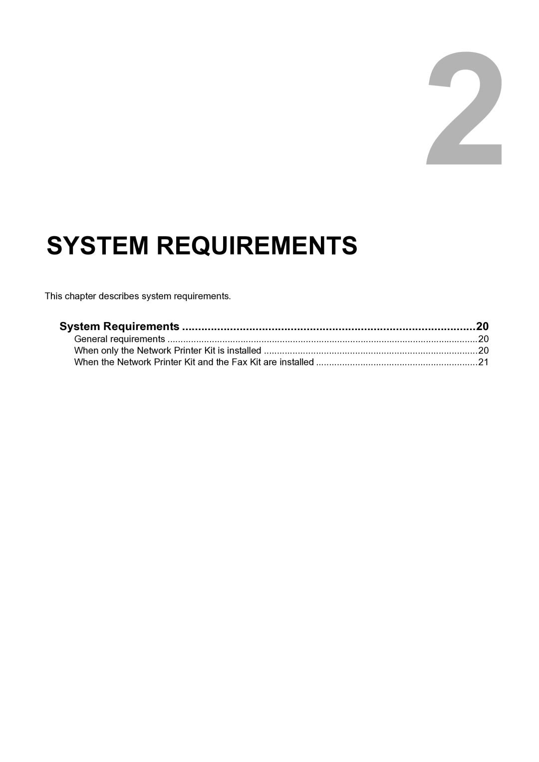 Toshiba 165 quick start System Requirements 