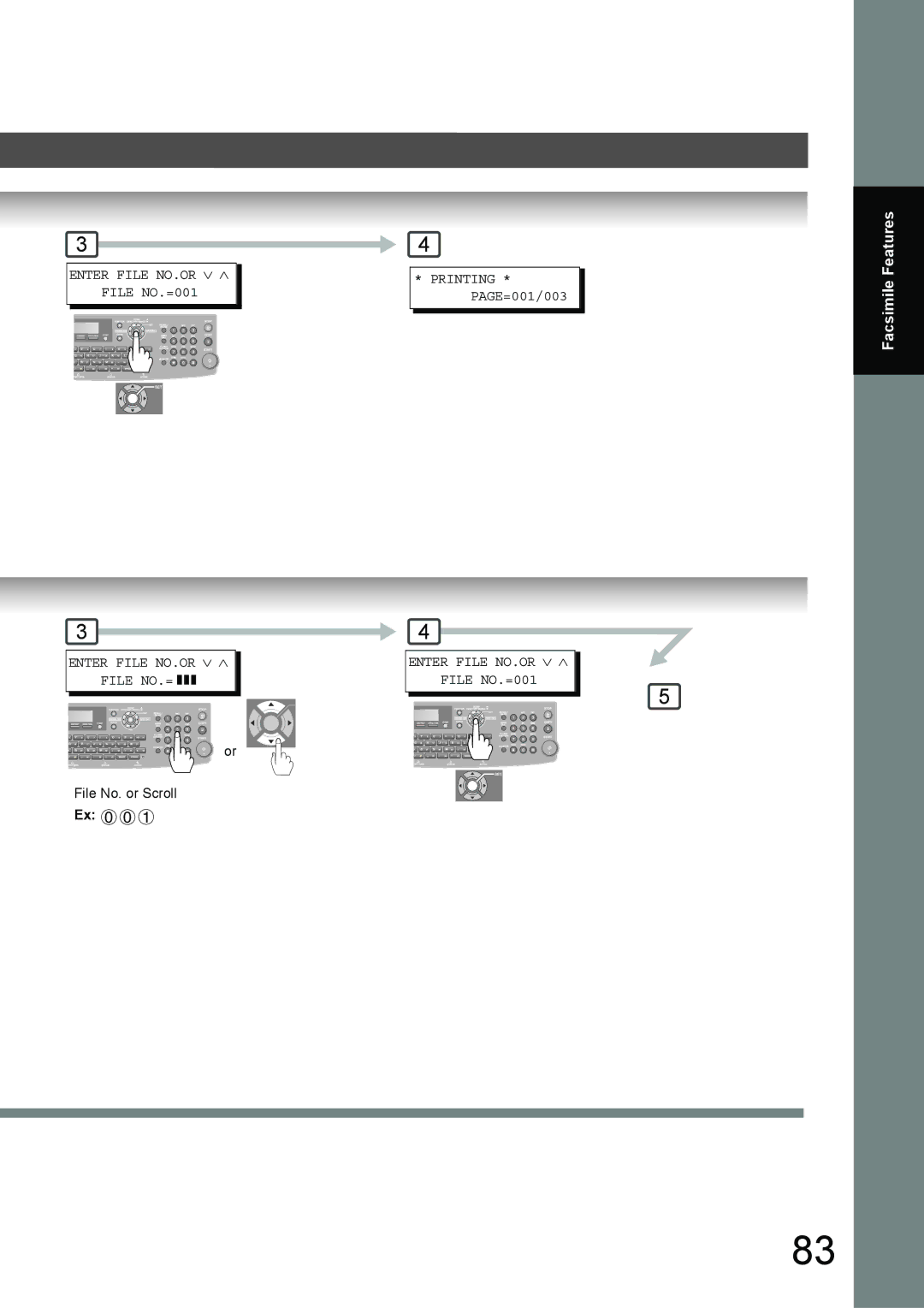 Toshiba 190F manual Printing * PAGE=001/003 