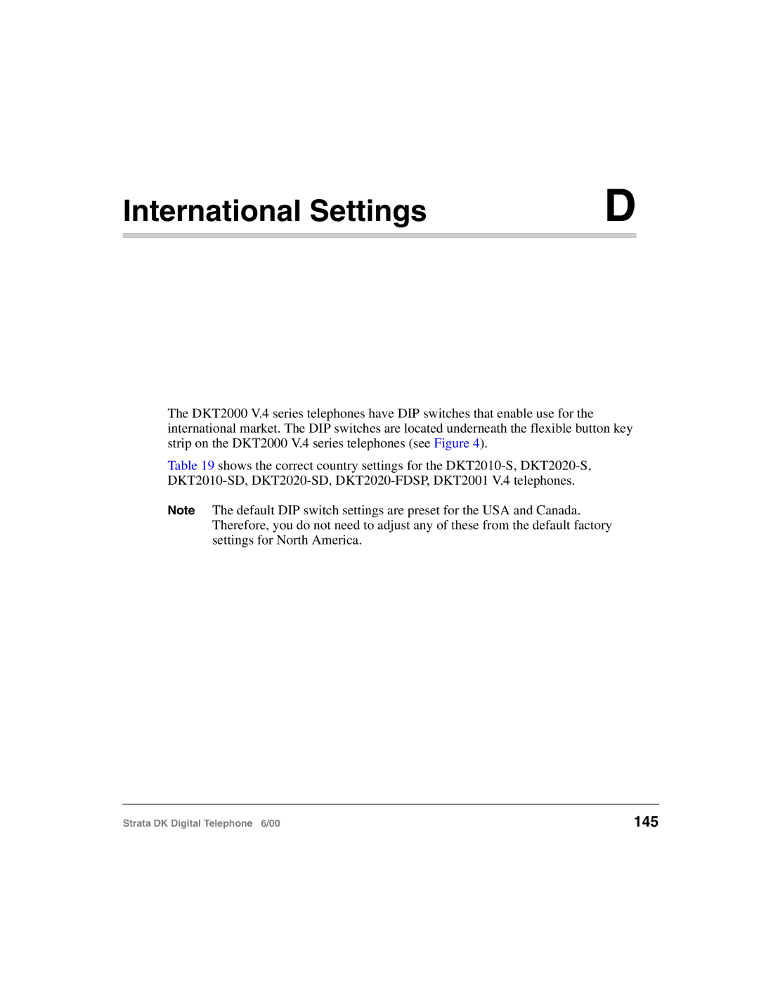 Toshiba 2000-series manual International Settings, 145 