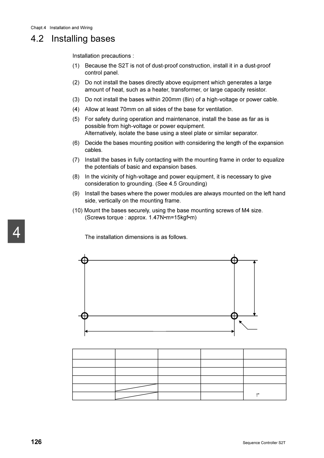 Toshiba 2000 manual Zlwk, Vlghyhuwlfdoo\Rqwkhprxqwlqjiudph, 7KHLQVWDOODWLRQGLPHQVLRQVLVDVIROORZV 